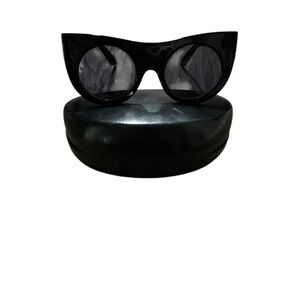 Mink‎ Pink Womens Sunglasses Cat Eye Style Designer Frames Black Leopard Print